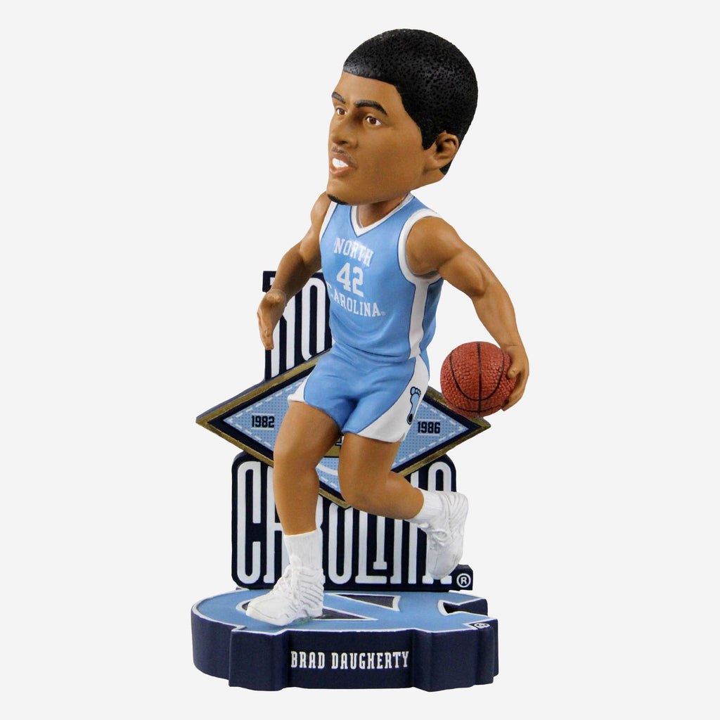 Bradley Daugherty North Carolina Tar Heels Alumni Bobblehead FOCO - FOCO.com