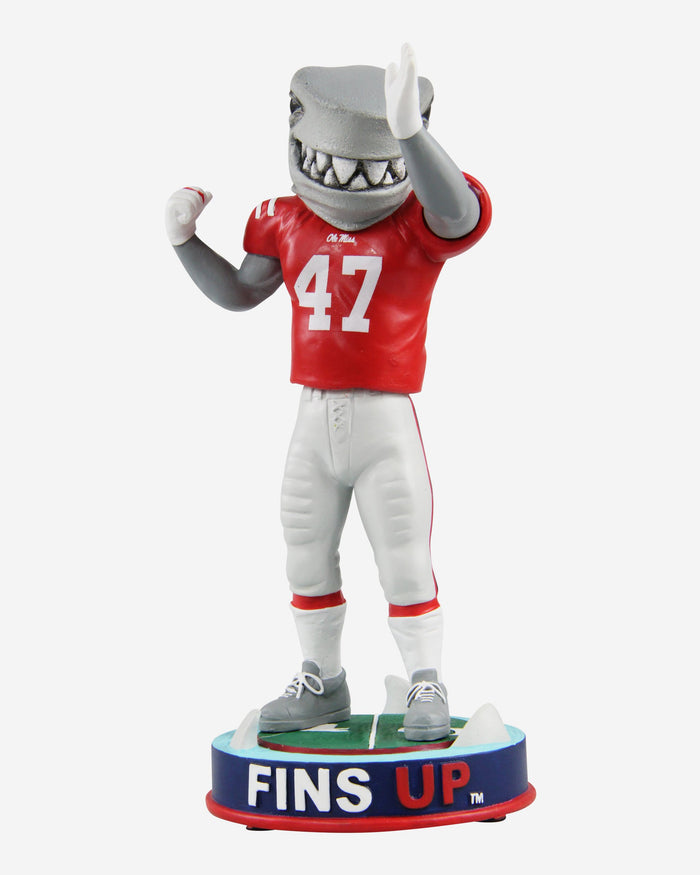 Landshark Ole Miss Fins Up Mascot Bobblehead FOCO - FOCO.com