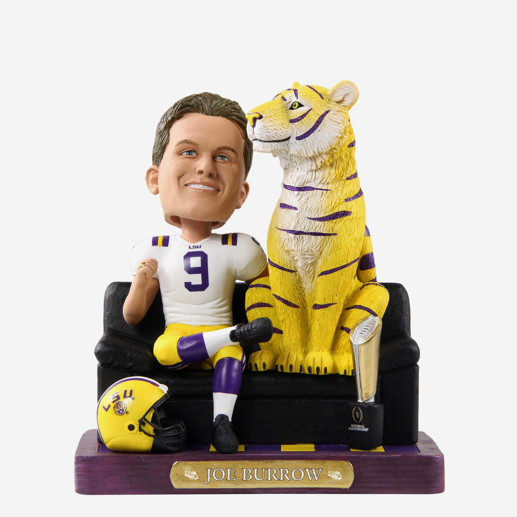 Joe Burrow LSU Tigers 2019 Football National Champions Bobblehead FOCO - FOCO.com