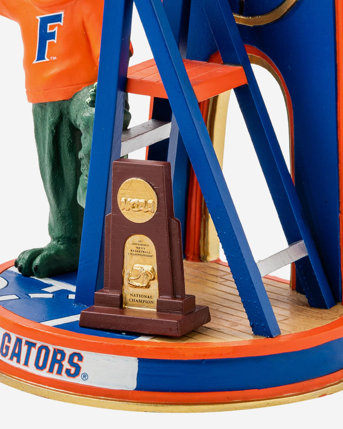 Albert Florida Gators 2007 Mens Basketball National Champions Cutting The Net Mascot Mini Bobblehead Scene FOCO - FOCO.com