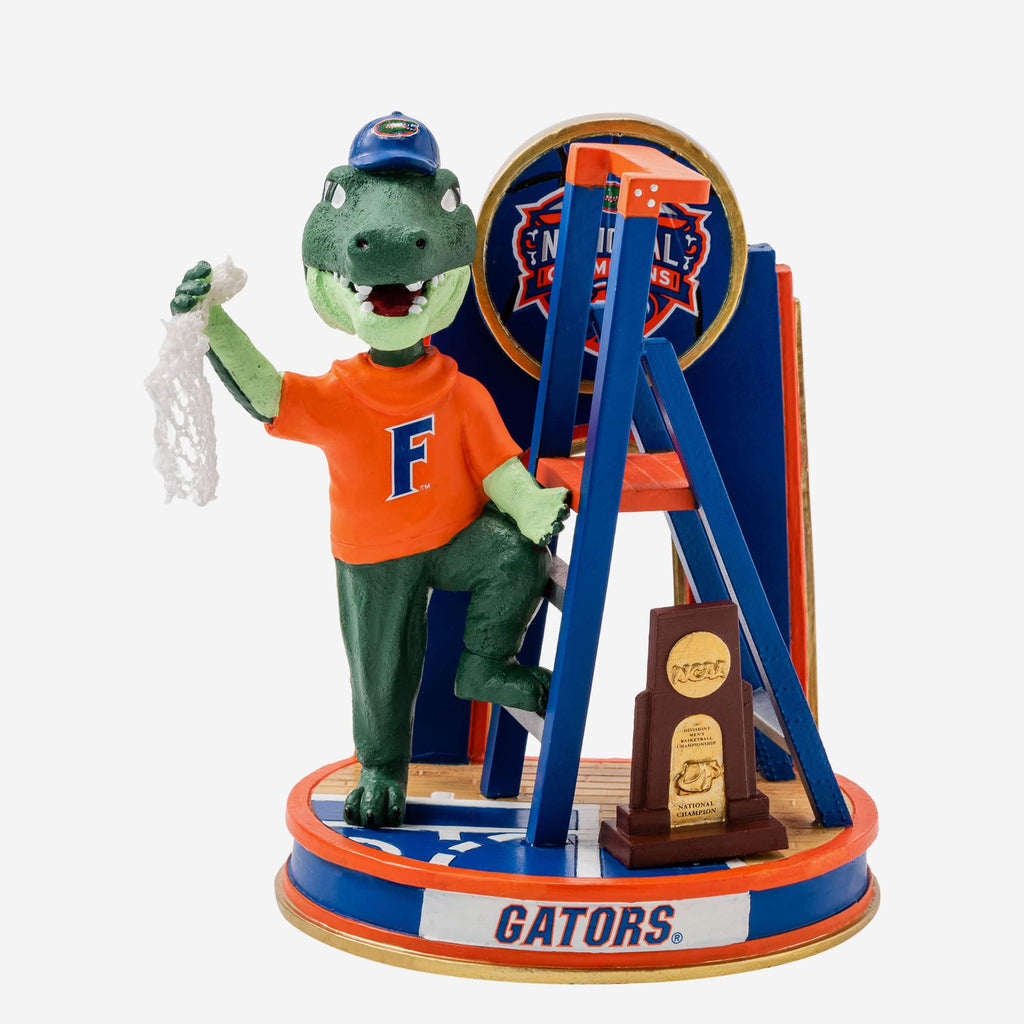 Albert Florida Gators 2007 Mens Basketball National Champions Cutting The Net Mascot Mini Bobblehead Scene FOCO - FOCO.com