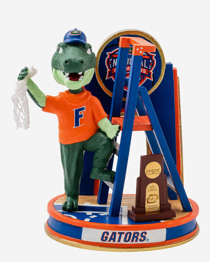 Albert Florida Gators 2007 Mens Basketball National Champions Cutting The Net Mascot Mini Bobblehead Scene FOCO - FOCO.com