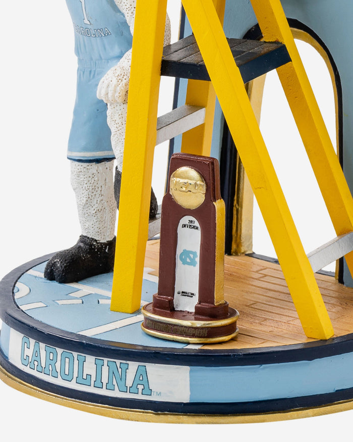 Rameses North Carolina Tar Heels 2017 Mens Basketball National Champions Cutting The Net Mascot Mini Bobblehead Scene FOCO - FOCO.com