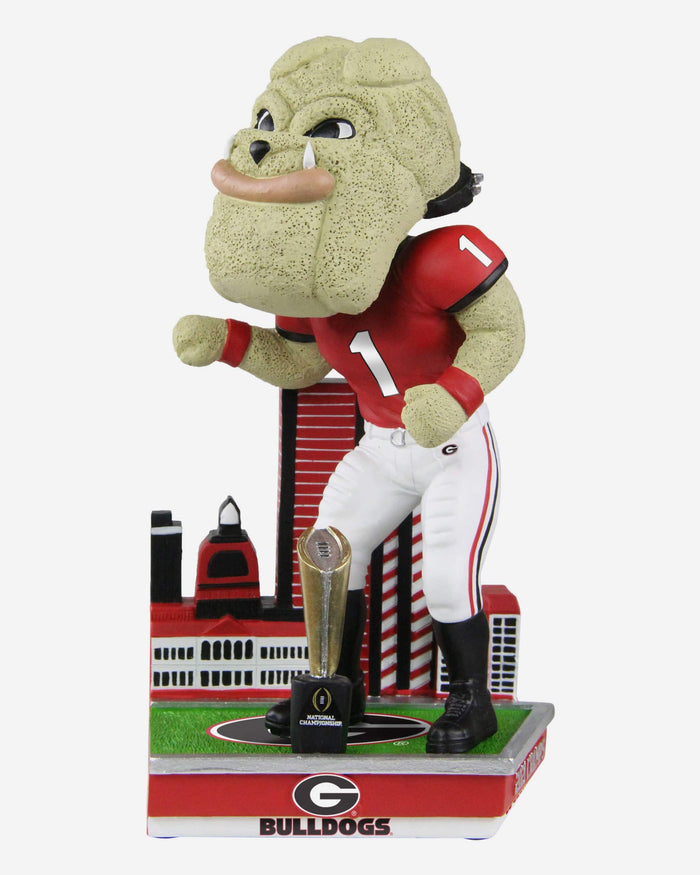 Hairy Dawg Georgia Bulldogs Celebration Dynamic Duo Mascot Bobblehead FOCO - FOCO.com