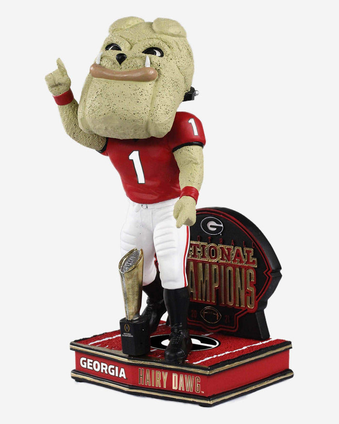 Hairy Dawg Georgia Bulldogs 2021 Football National Champions Mascot Bobblehead FOCO - FOCO.com