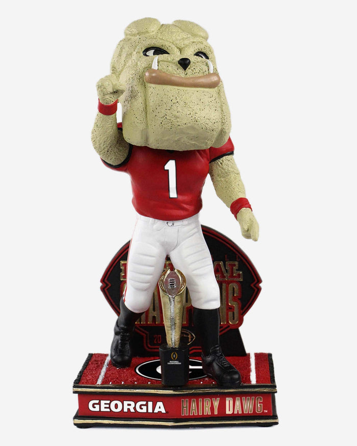 Hairy Dawg Georgia Bulldogs 2021 Football National Champions Mascot Bobblehead FOCO - FOCO.com