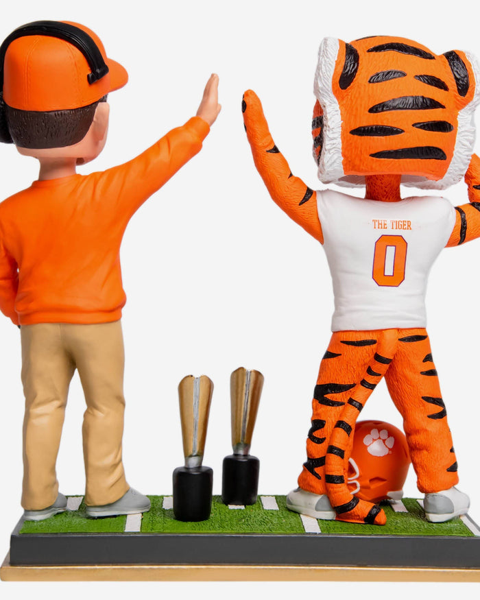 Dabo Swinney Clemson Tigers Mascot Dual Championship Bobblehead FOCO - FOCO.com