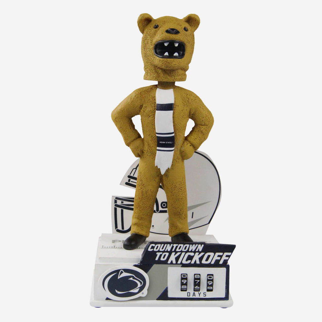 Nittany Lion Penn State Nittany Lions Countdown To Kickoff Mascot Bobblehead FOCO - FOCO.com