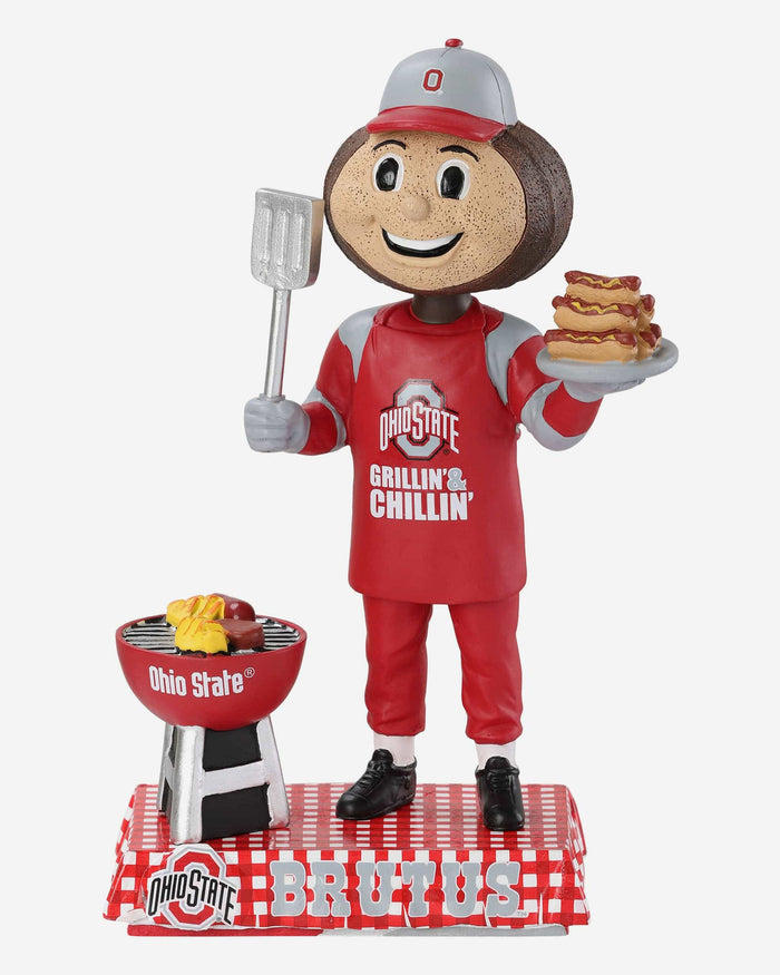 Brutus Buckeye Ohio State Buckeyes Memorial Day Mascot Bobblehead FOCO - FOCO.com