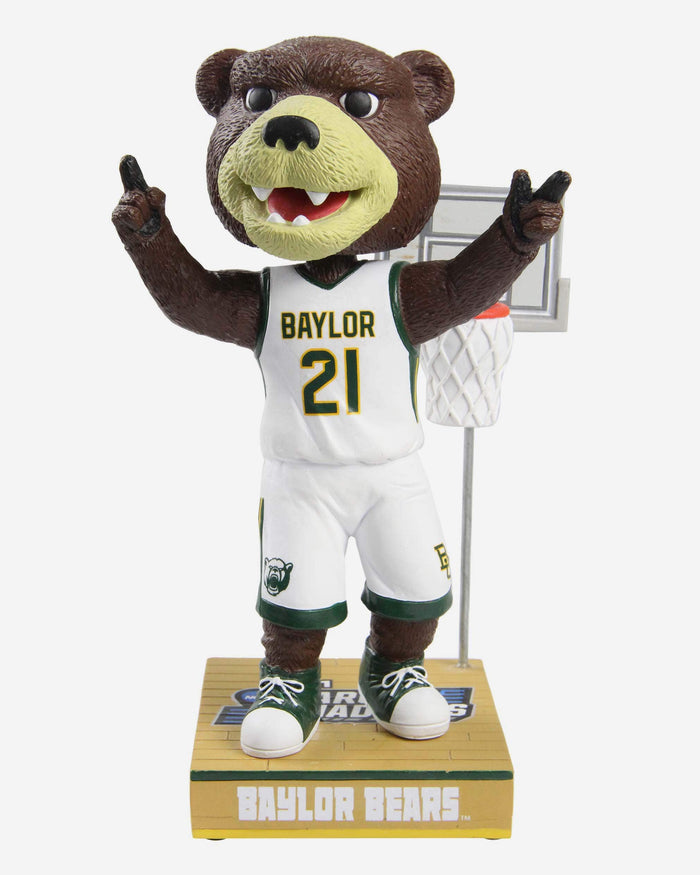 Bruiser Baylor Bears March Madness Mascot Bobblehead FOCO - FOCO.com