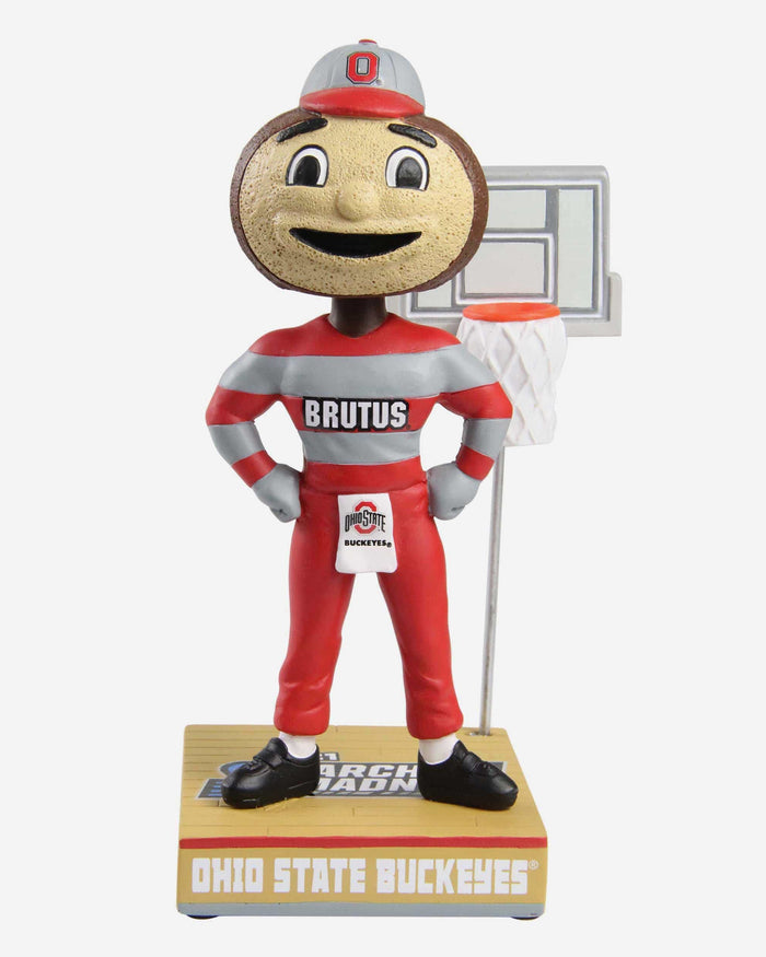 Brutus Buckeye Ohio State March Madness Mascot Bobblehead FOCO - FOCO.com