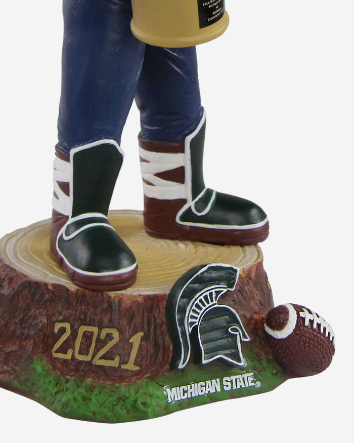 Michigan State Spartans Paul Bunyan Mascot Bobblehead FOCO - FOCO.com