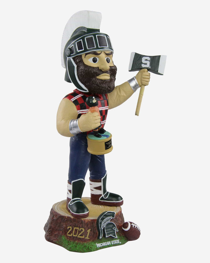 Michigan State Spartans Paul Bunyan Mascot Bobblehead FOCO - FOCO.com