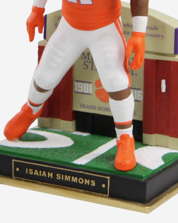 Isaiah Simmons Clemson Tigers Gates Series Bobblehead FOCO - FOCO.com