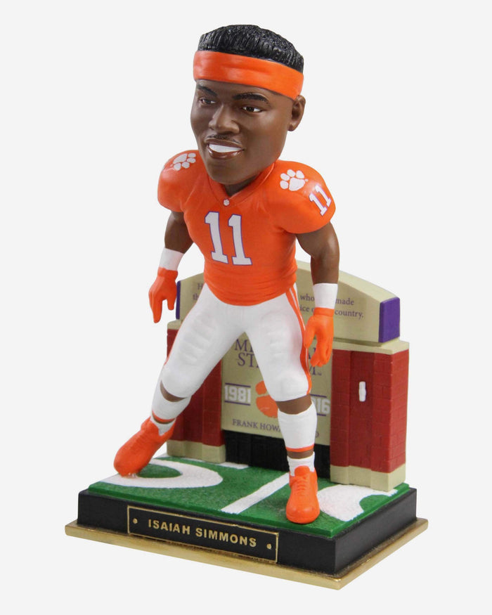 Isaiah Simmons Clemson Tigers Gates Series Bobblehead FOCO - FOCO.com