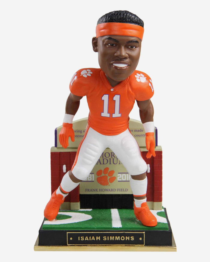 Isaiah Simmons Clemson Tigers Gates Series Bobblehead FOCO - FOCO.com