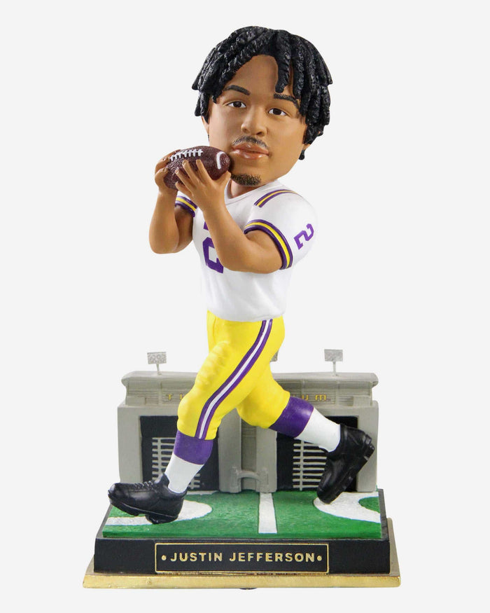 Justin Jefferson LSU Tigers Gates Series Bobblehead FOCO - FOCO.com