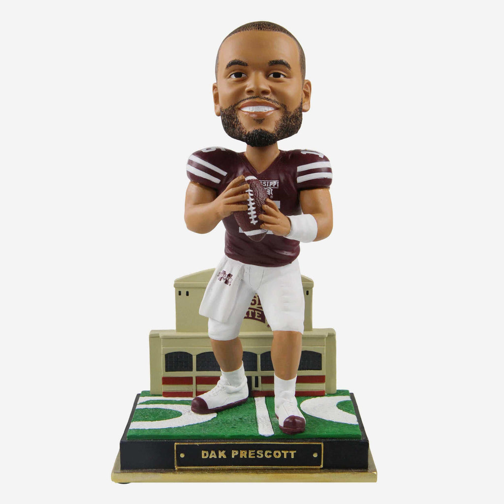 Dak Prescott Mississippi State Bulldogs Gate Series Bobblehead FOCO - FOCO.com