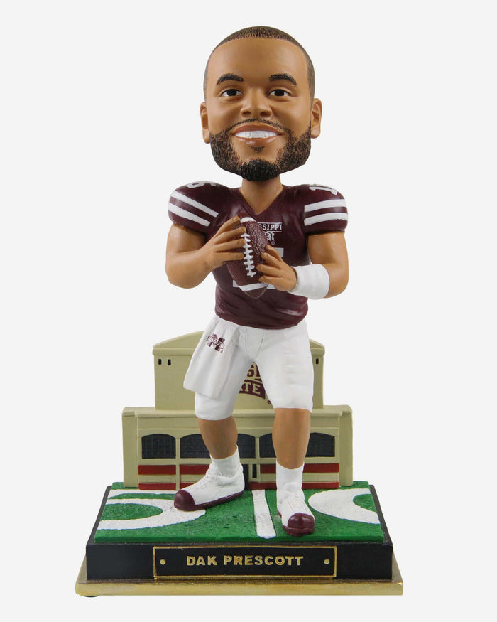 Dak Prescott Mississippi State Bulldogs Gate Series Bobblehead FOCO - FOCO.com