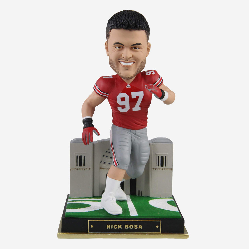 Nick Bosa Ohio State Buckeyes Gates Series Bobblehead FOCO - FOCO.com