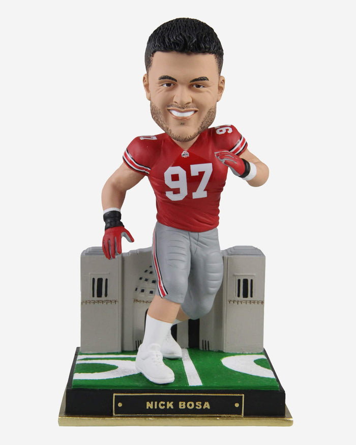 Nick Bosa Ohio State Buckeyes Gates Series Bobblehead FOCO - FOCO.com