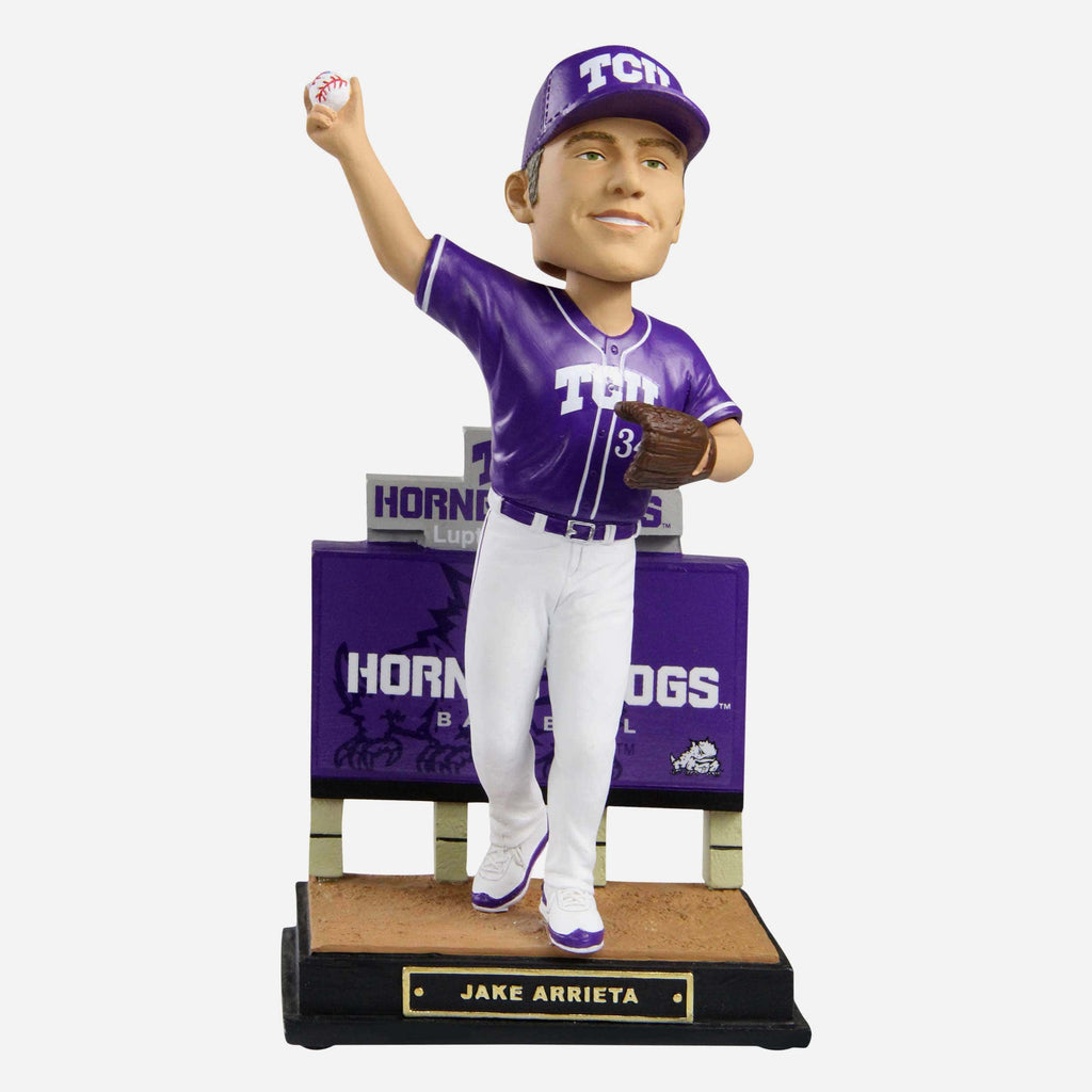 Jake Arrieta TCU Horned Frogs Gates Series Bobblehead FOCO - FOCO.com