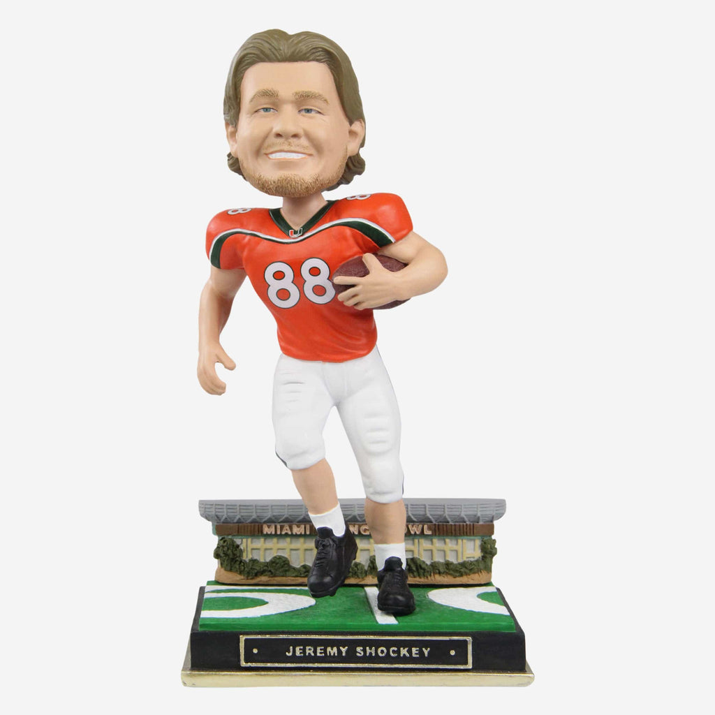 Jeremy Shockey Miami Hurricanes Gates Series Bobblehead FOCO - FOCO.com