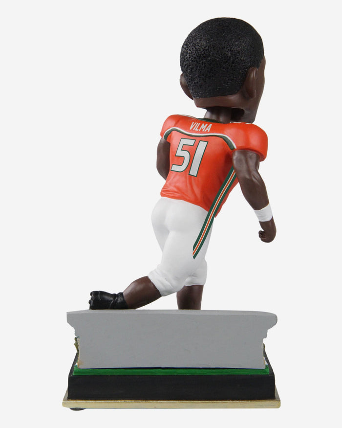 Jonathan Vilma Miami Hurricanes Gates Series Bobblehead FOCO - FOCO.com