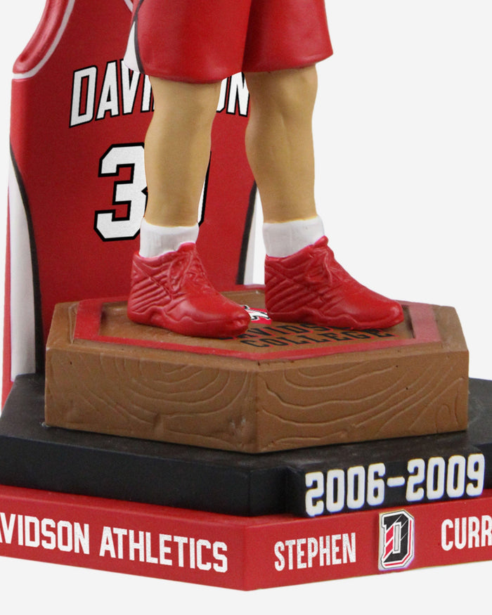 Steph Curry Davidson Wildcats Jersey Retirement Bobblehead FOCO - FOCO.com