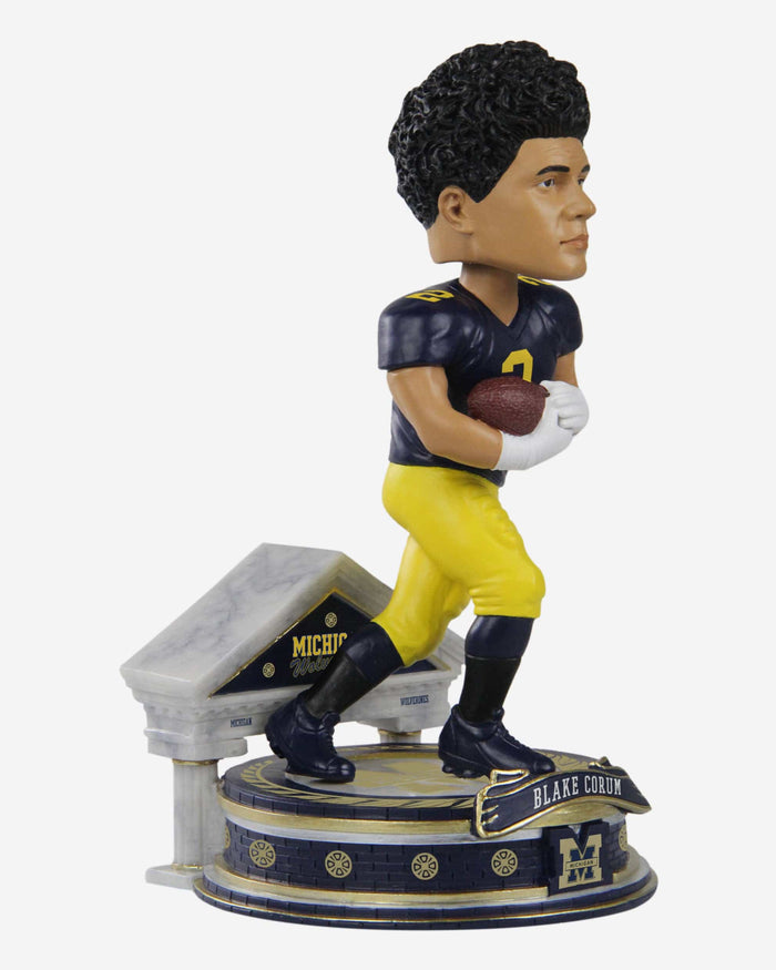 Blake Corum Michigan Wolverines Football Student Athlete Bobblehead FOCO - FOCO.com