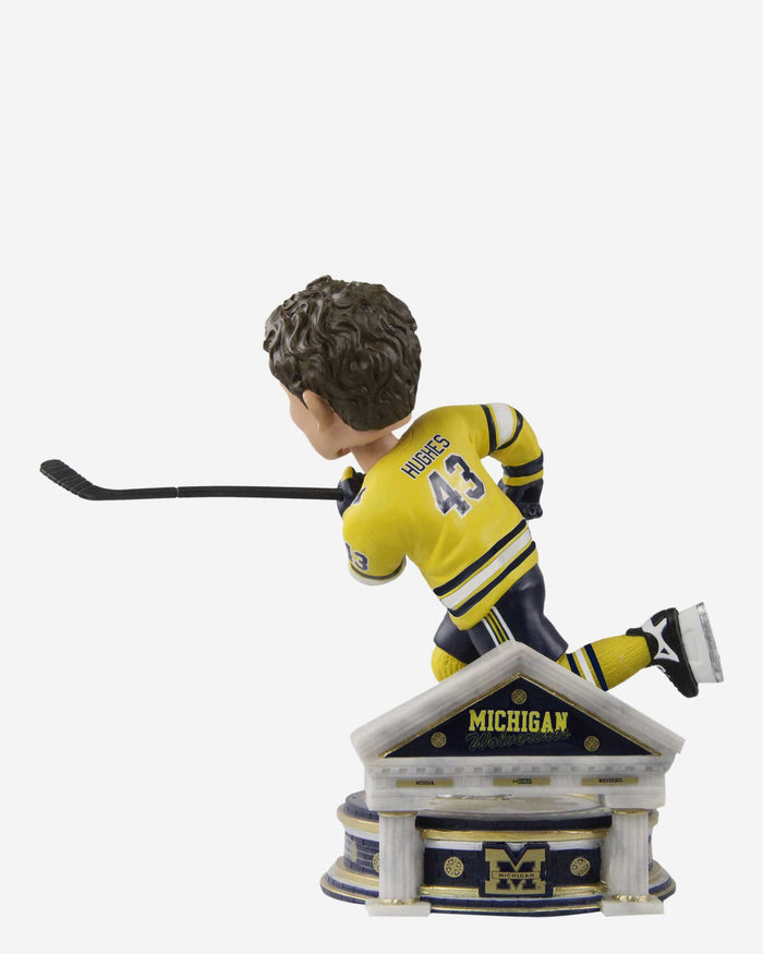 Luke Hughes Michigan Wolverines Hockey Student Athlete Bobblehead FOCO - FOCO.com