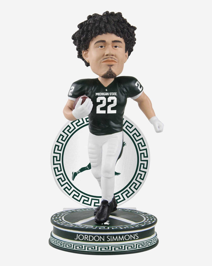 Jordon Simmons Michigan State Spartans Football Student Athlete Bobblehead FOCO - FOCO.com