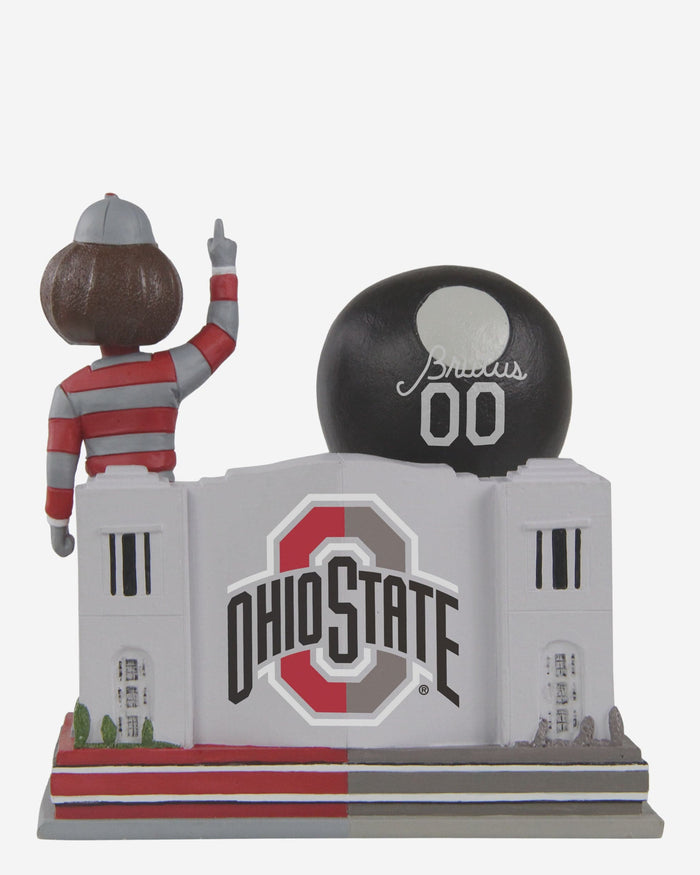 Brutus Buckeye Ohio State Buckeyes Then And Now Bobblehead FOCO - FOCO.com