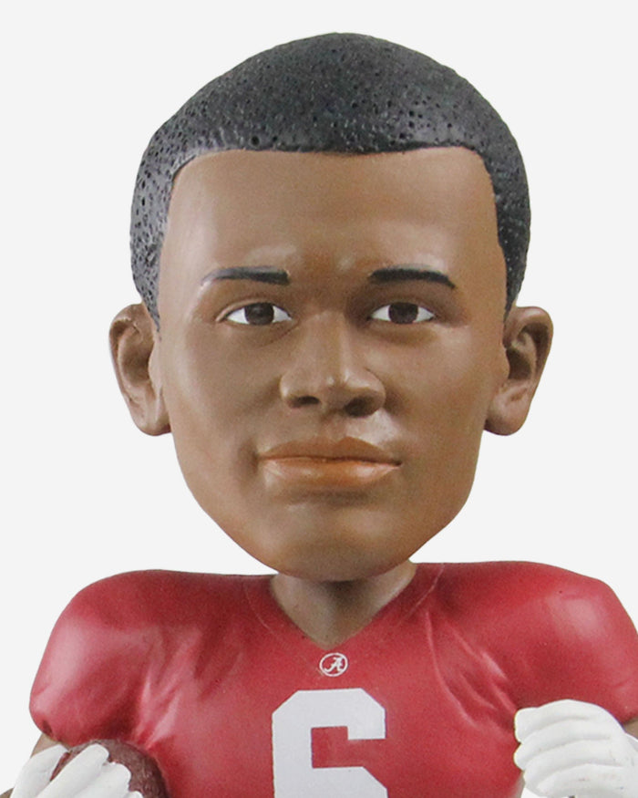 Jalen Hurts & Devonta Smith Alabama Crimson Tide 2017 Trophy Dual Bobblehead FOCO - FOCO.com