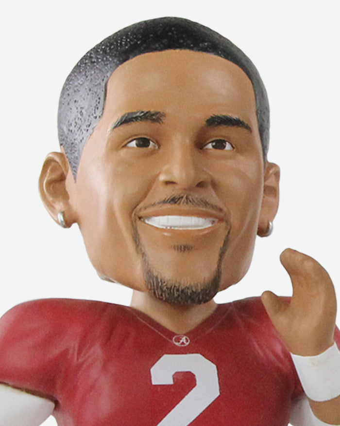 Jalen Hurts & Devonta Smith Alabama Crimson Tide 2017 Trophy Dual Bobblehead FOCO - FOCO.com