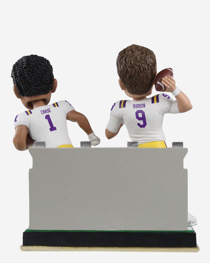 Joe Burrow & Ja'Marr Chase LSU Tigers 2019 Trophy Dual Bobblehead FOCO - FOCO.com