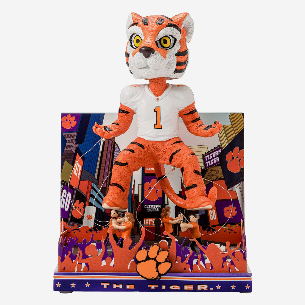 The Tiger Clemson Tigers Thanksgiving Mascot Bobblehead FOCO - FOCO.com