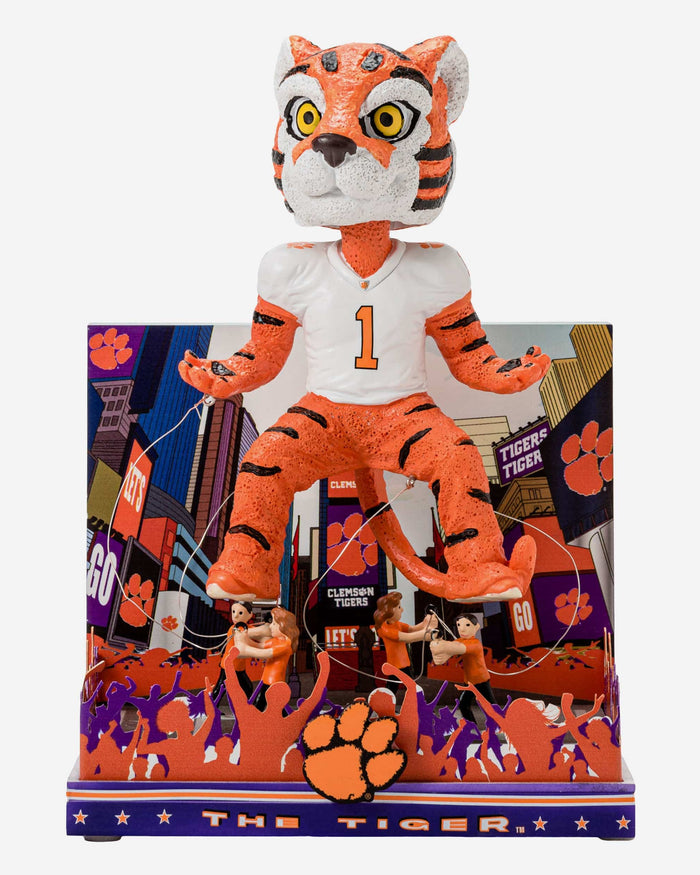 The Tiger Clemson Tigers Thanksgiving Mascot Bobblehead FOCO - FOCO.com