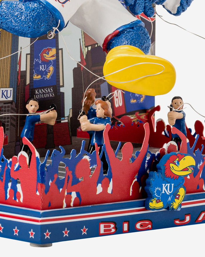 Big Jay Kansas Jayhawks Thanksgiving Mascot Bobblehead FOCO - FOCO.com