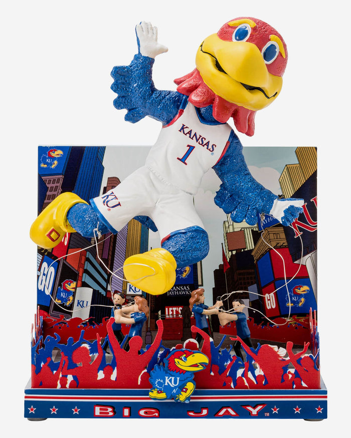 Big Jay Kansas Jayhawks Thanksgiving Mascot Bobblehead FOCO - FOCO.com