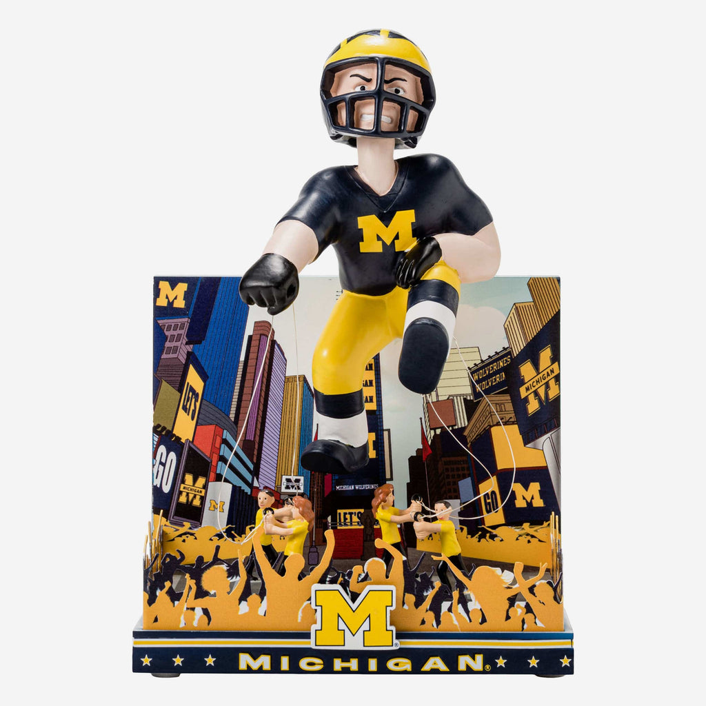 Michigan Wolverines Thanksgiving Mascot Bobblehead FOCO - FOCO.com