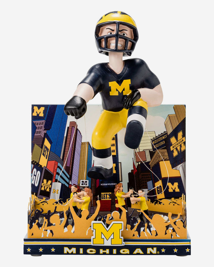 Michigan Wolverines Thanksgiving Mascot Bobblehead FOCO - FOCO.com