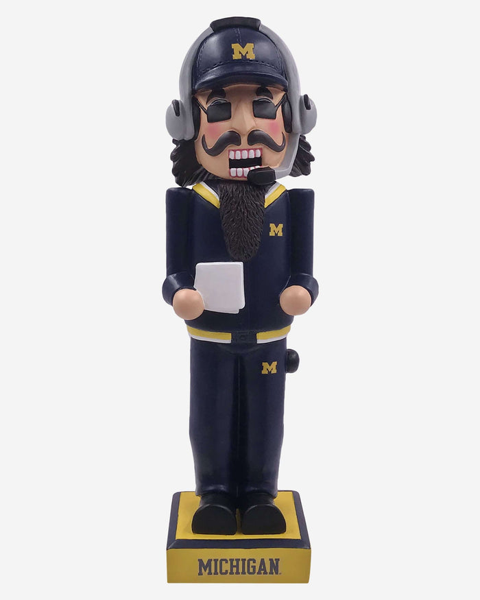 Michigan Wolverines Thematic Nutcracker Bobblehead FOCO - FOCO.com