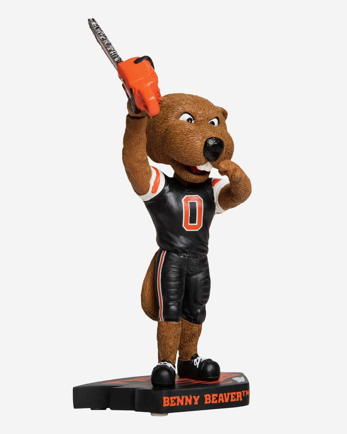 Benny Beaver Oregon State Beavers Turnover Chainsaw Bobblehead FOCO - FOCO.com