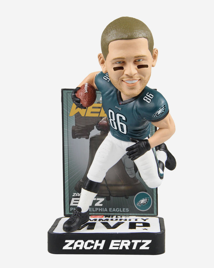 Zach Ertz Philadelphia Eagles 2018 Community MVP Award Bobblehead FOCO - FOCO.com