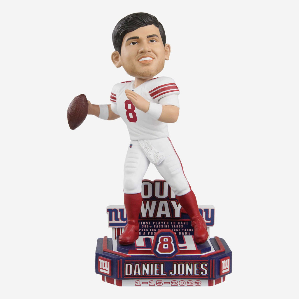 Daniel Jones New York Giants Our Way Bobblehead FOCO - FOCO.com