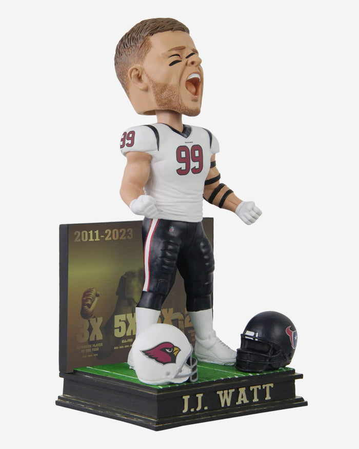 JJ Watt Houston Texans & Arizona Cardinals Retirement Bobblehead FOCO - FOCO.com