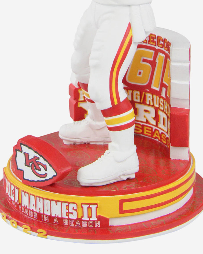 Patrick Mahomes Kansas City Chiefs NFL Single Season Total Yards Record Bobblehead FOCO - FOCO.com