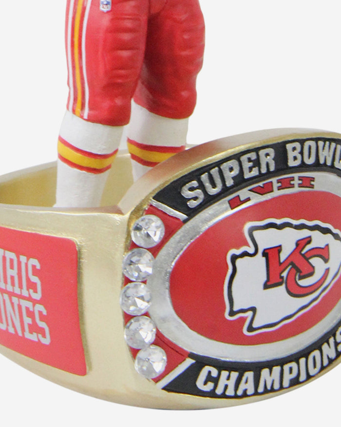 Chris Jones Kansas City Chiefs Super Bowl LVII Champions Ring Base Bighead Bobblehead FOCO - FOCO.com