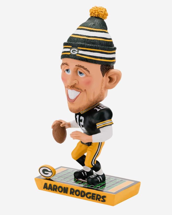 Aaron Rodgers Green Bay Packers Caricature Bobblehead FOCO - FOCO.com